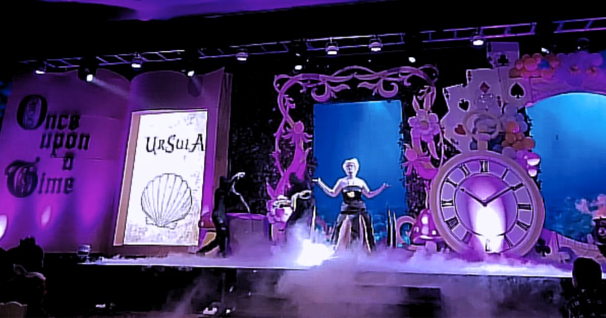 Disney villain LED VISUAL STAGE SURABAYA